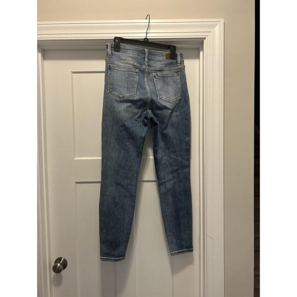 Judy Blue Jeans Women Straight Leg Slim Fit Denim Medium Wash Size 5/27 Stretch - Picture 8 of 8